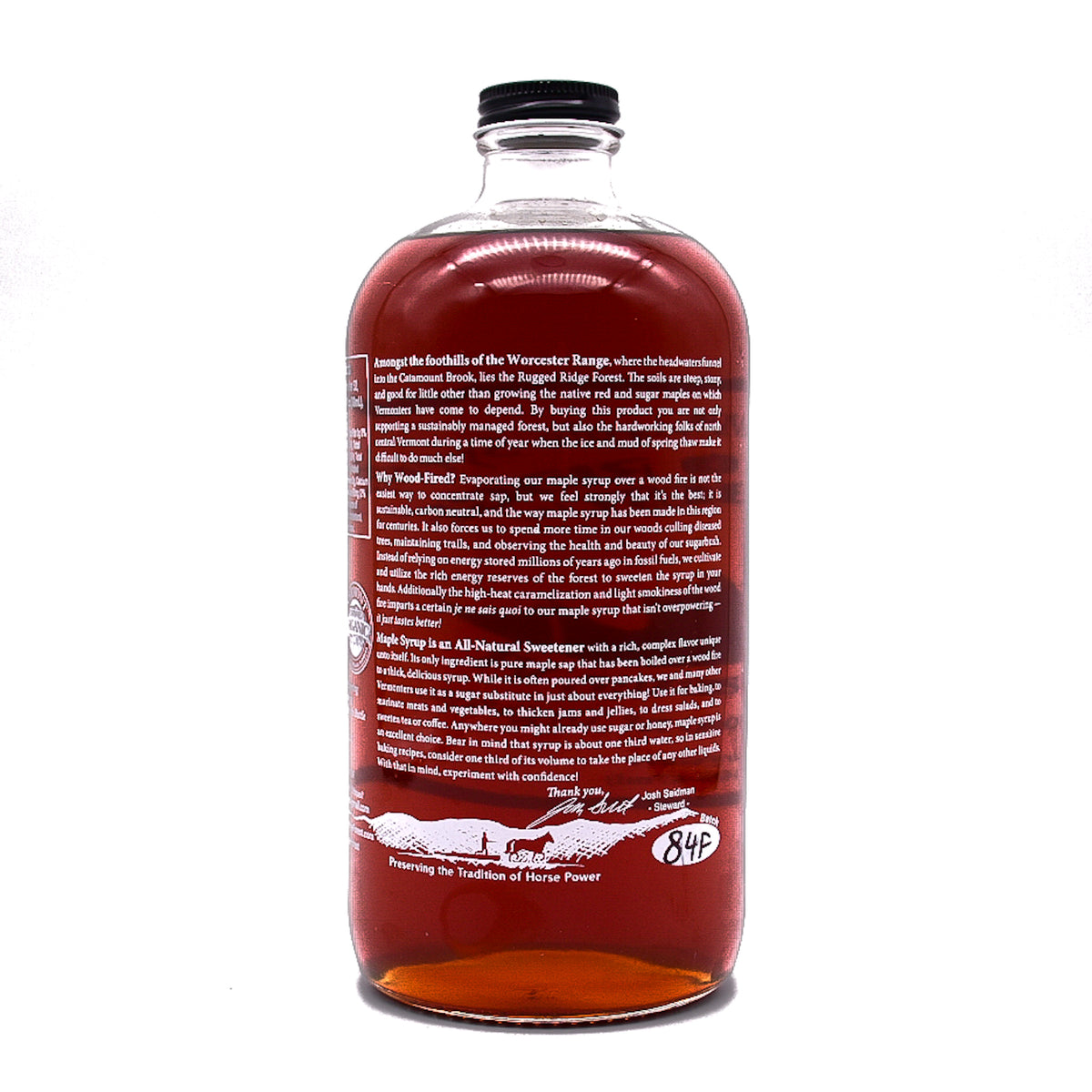 Wood-Fired Maple Syrup Case of Gallons (4/case) FREE SHIPPING! – Rugged  Ridge Forest