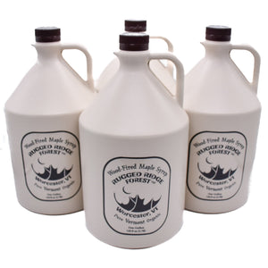 Wood-Fired Maple Syrup Case of Gallons (4/case)   FREE SHIPPING!