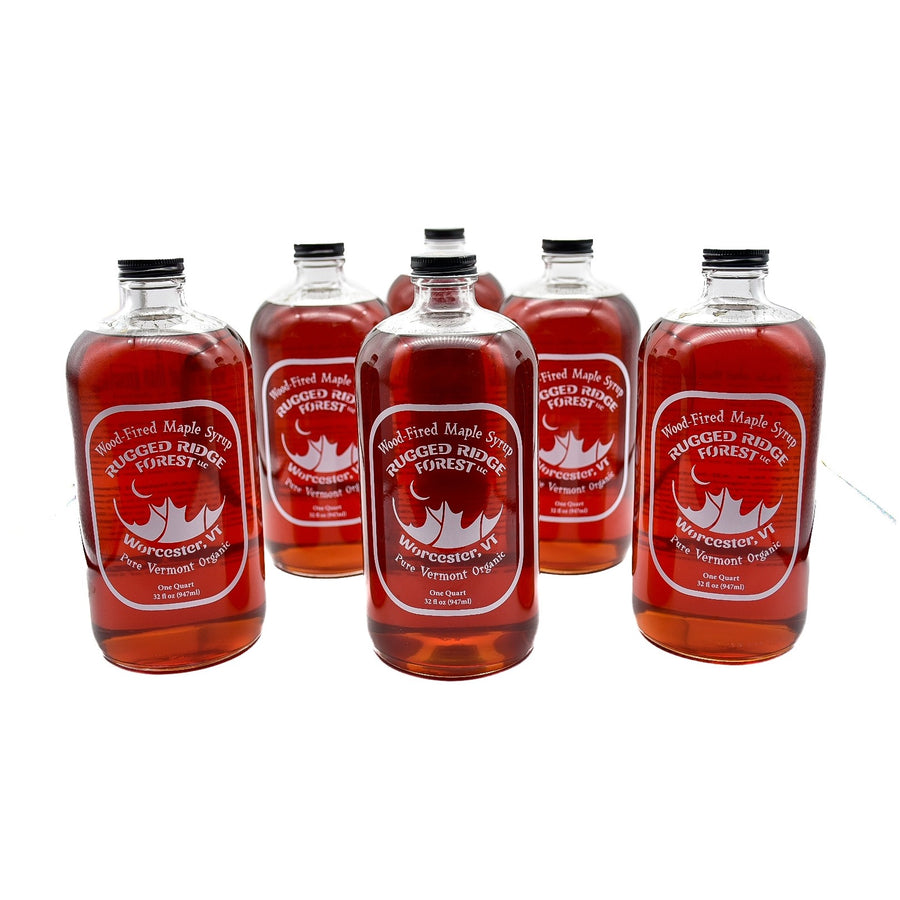 Wood-Fired Maple Syrup Case of Quarts (6/case) FREE SHIPPING!